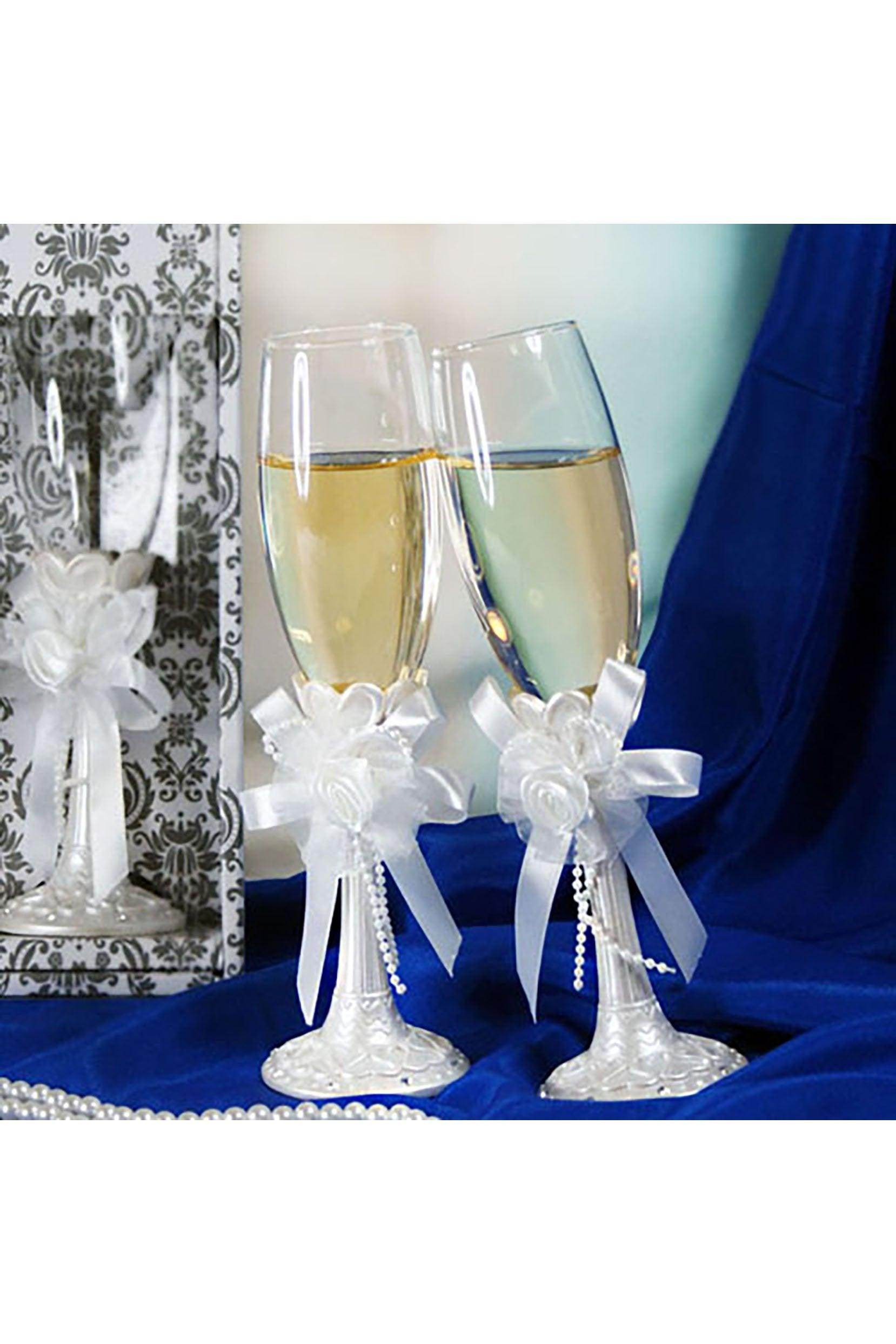 Elegance Wedding Champagne Glasses Set CGF0288 (Set of 1 pcs) - COCOMELODY